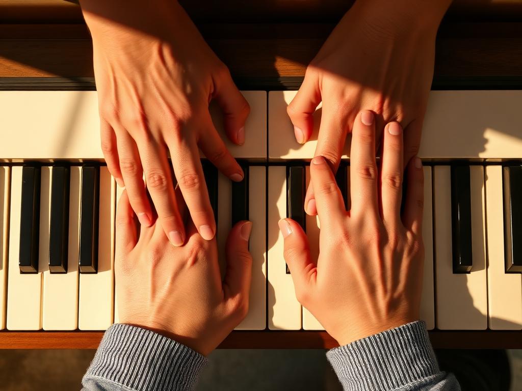 Hands on the keys